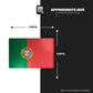 Portugal Flag Stickmadly