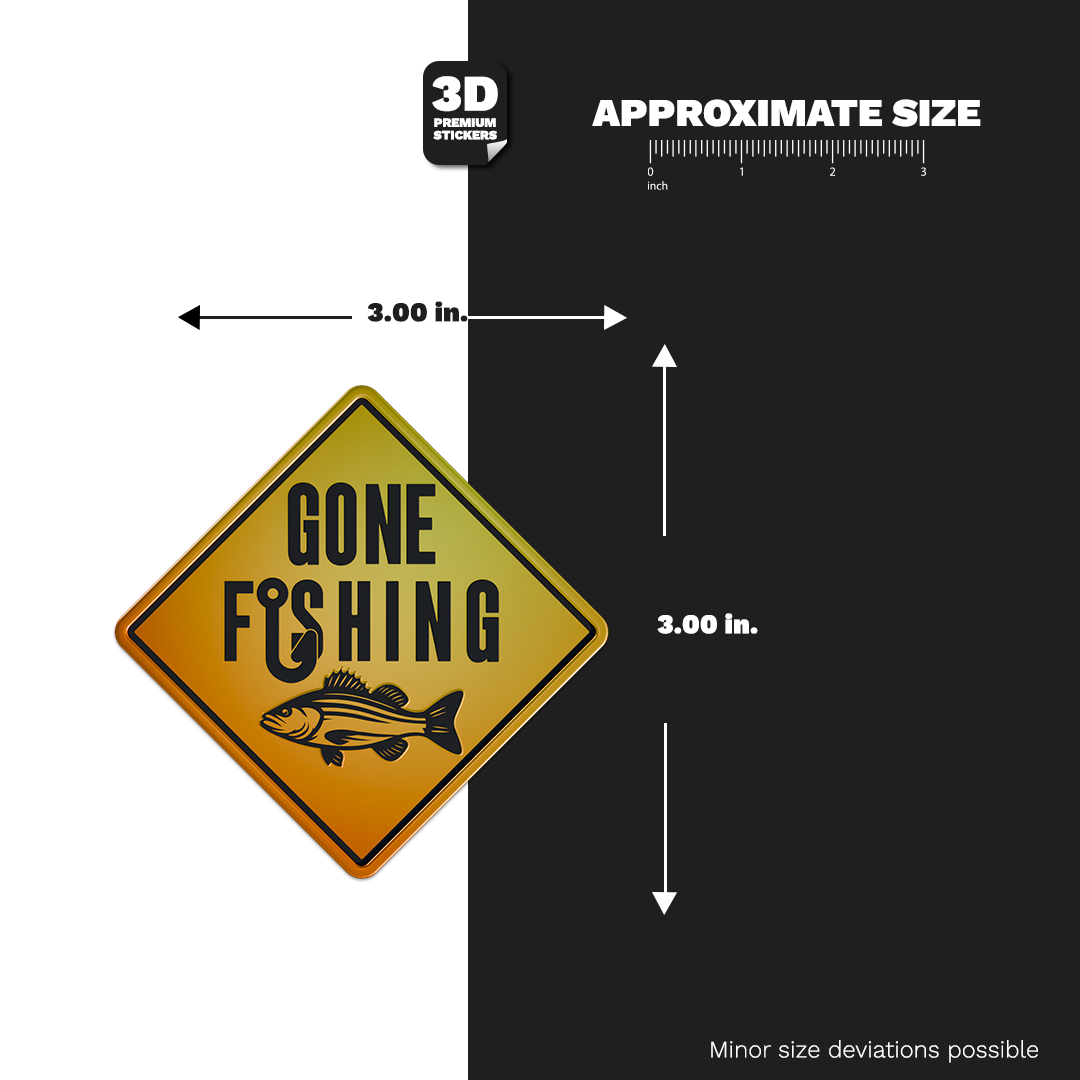 Gone Fishing Pack Stickmadly
