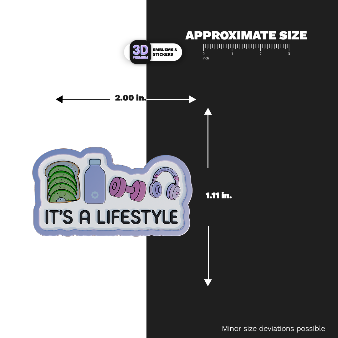 ITS A LIFESTYLE Stickmadly