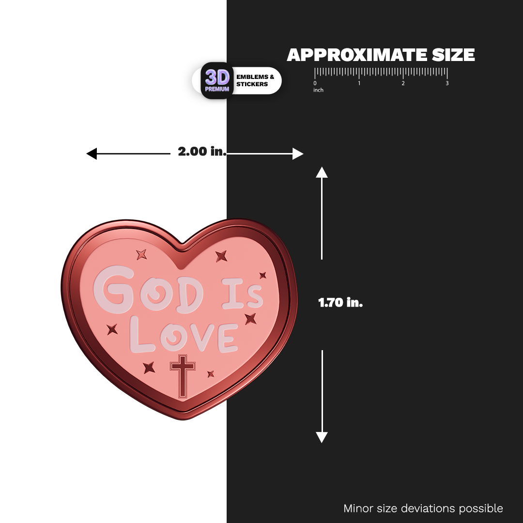 GOD IS LOVE Stickmadly