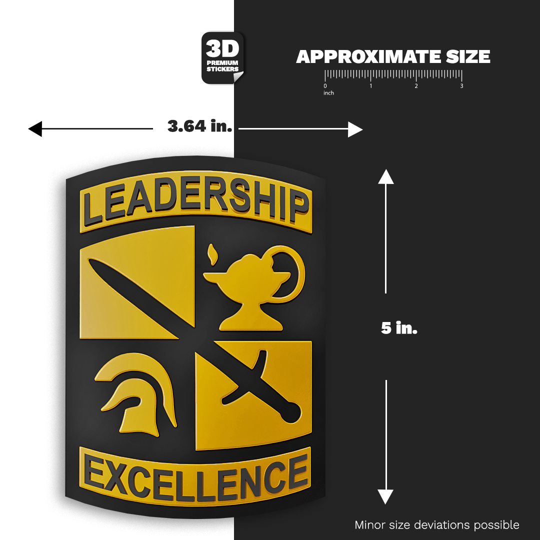 ROTC Leadership Excellence Stickmadly