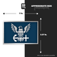 EAGLE ICON NAVY Stickmadly
