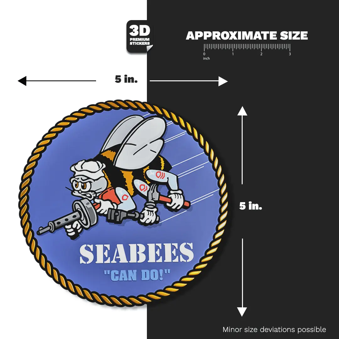 NAVY SEABEES Stickmadly