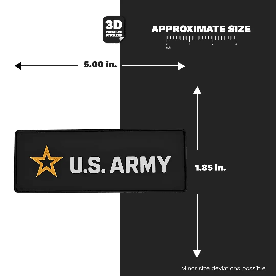 U.S. Army Rectangle Stickmadly