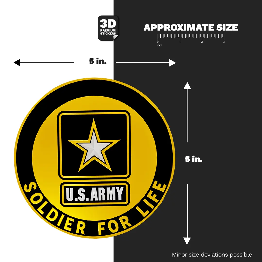 Soldier for Life Stickmadly