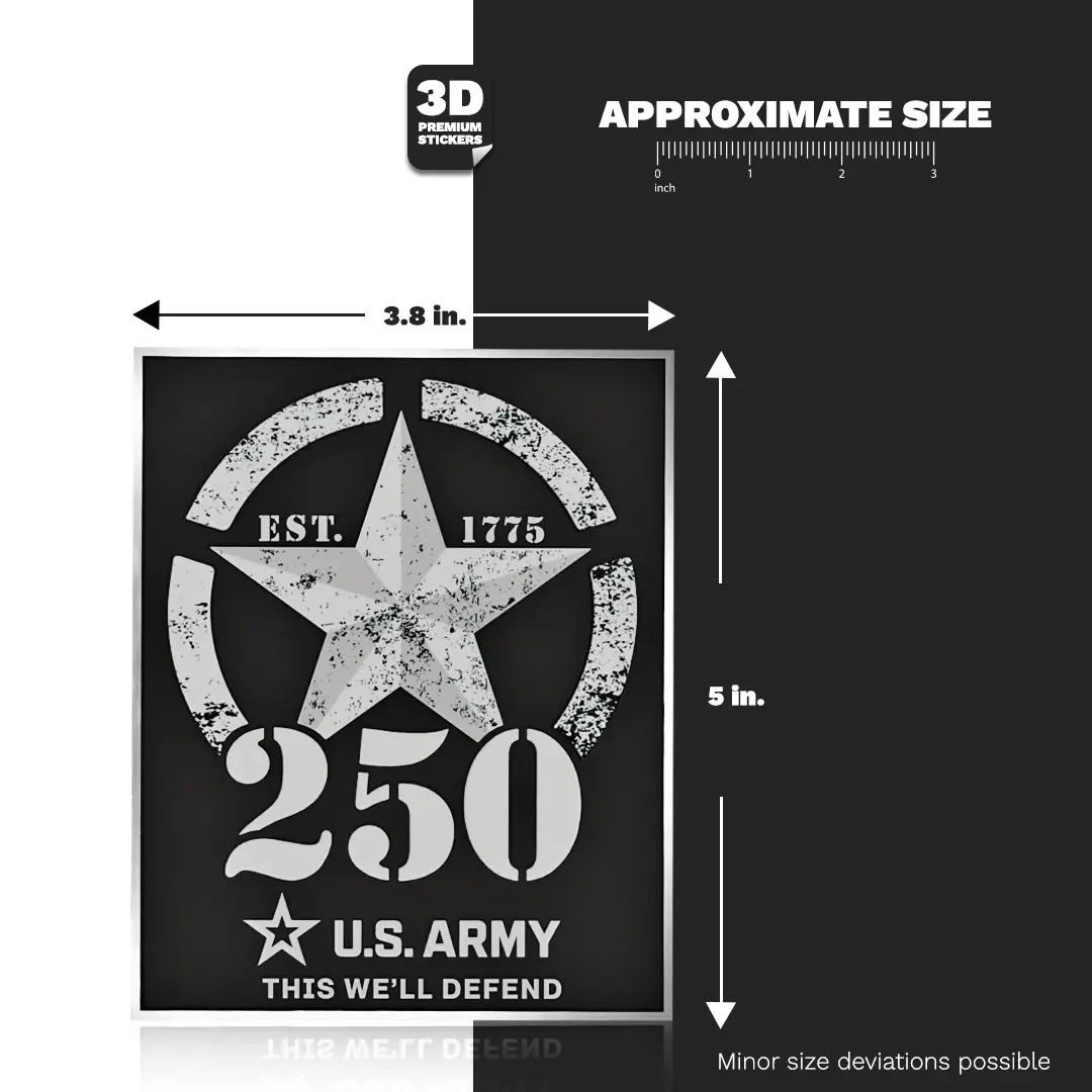 250TH ANNIVERSARY WHITE/SILVER Stickmadly