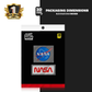 NASA STICKER TWO PACK (Meatball Original logo 2 Inch and Worm logo 3 Inch) Stickmadly