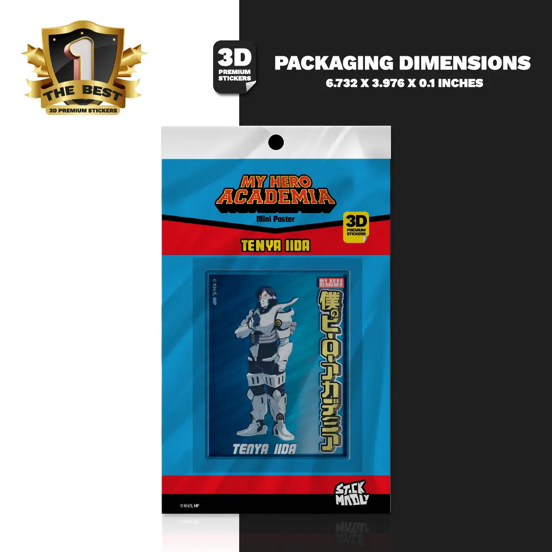Tenya Iida miniposter Stickmadly