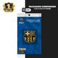F.C. BARCELONA Black & Gold Stickmadly