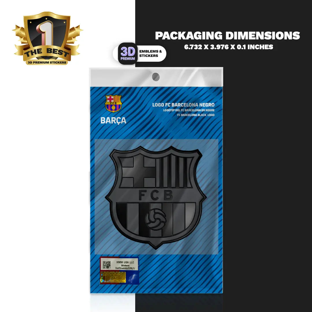 F.C. BARCELONA Full Black Stickmadly