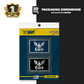 EAGLE ICON NAVY STICKERS -TWO PACK Stickmadly