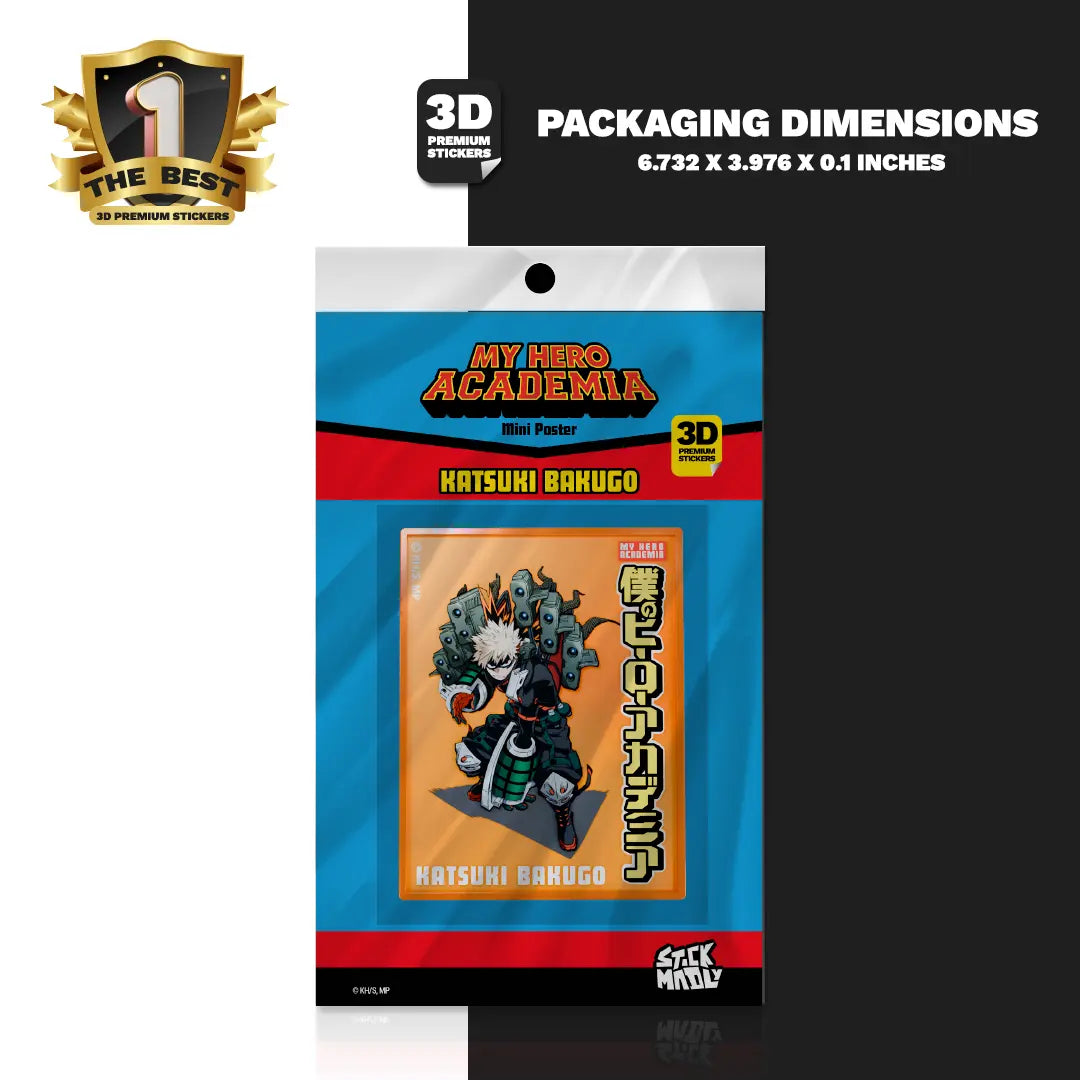 KATSUKI BAKUGO miniposter Stickmadly
