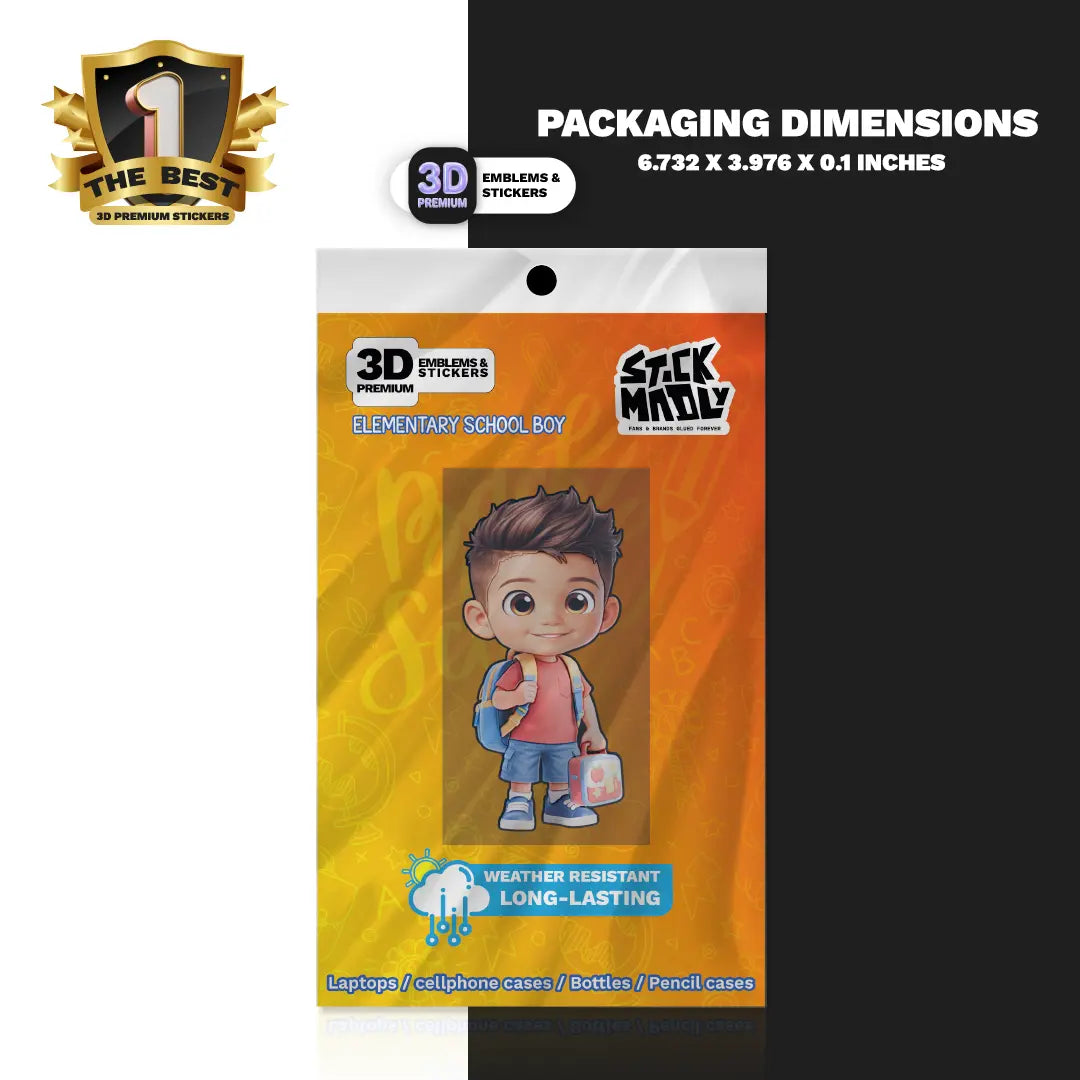 CHIBI PRE-SCHOOL BOY Stickmadly