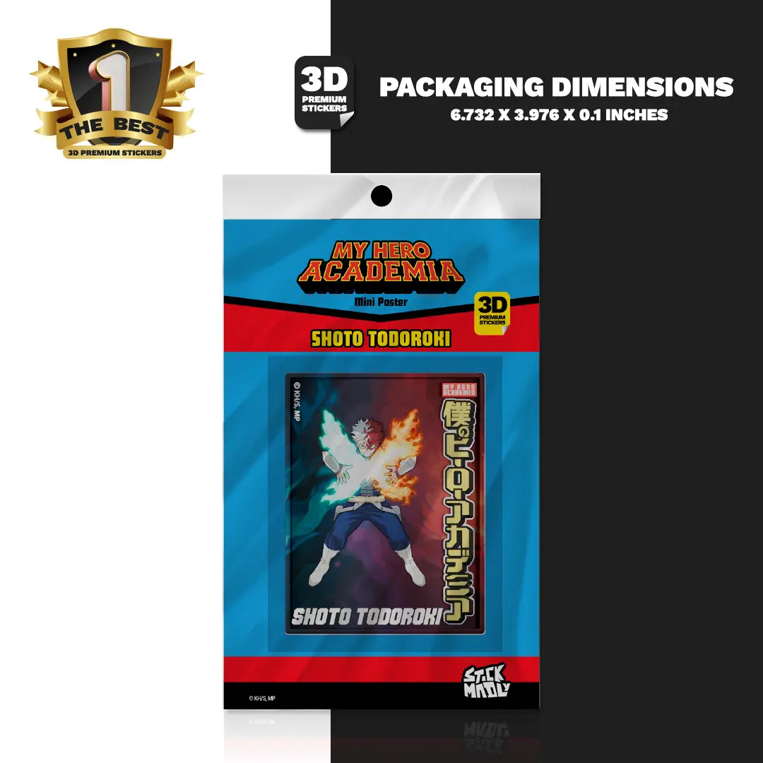 Shoto Todoroki miniposter Stickmadly