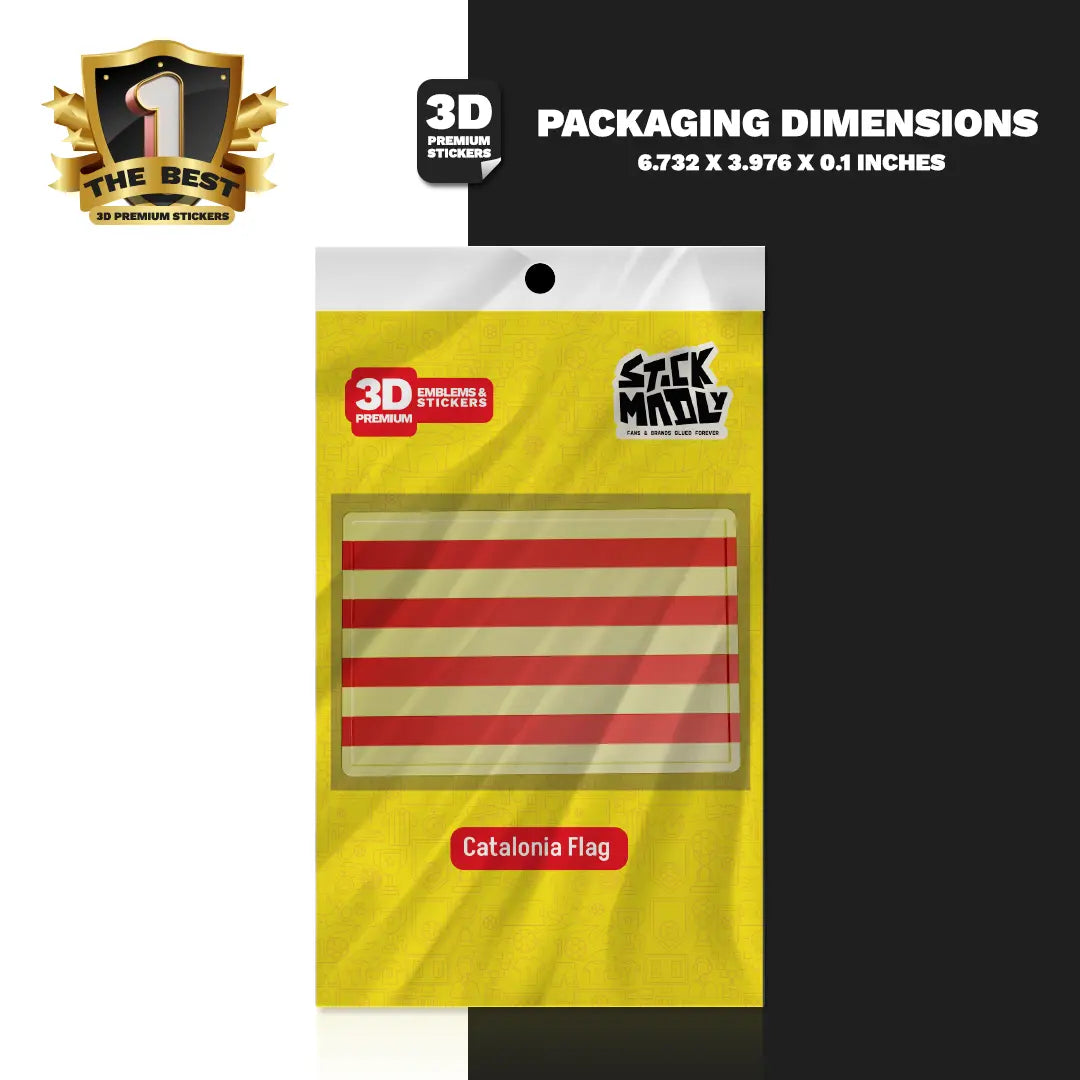 Catalonia Flag Stickmadly