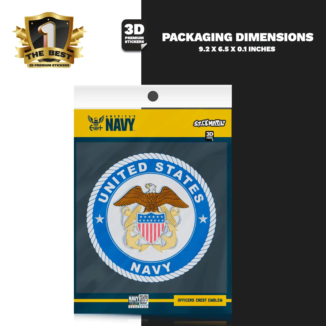 OFFICERS CREST EMBLEM Stickmadly