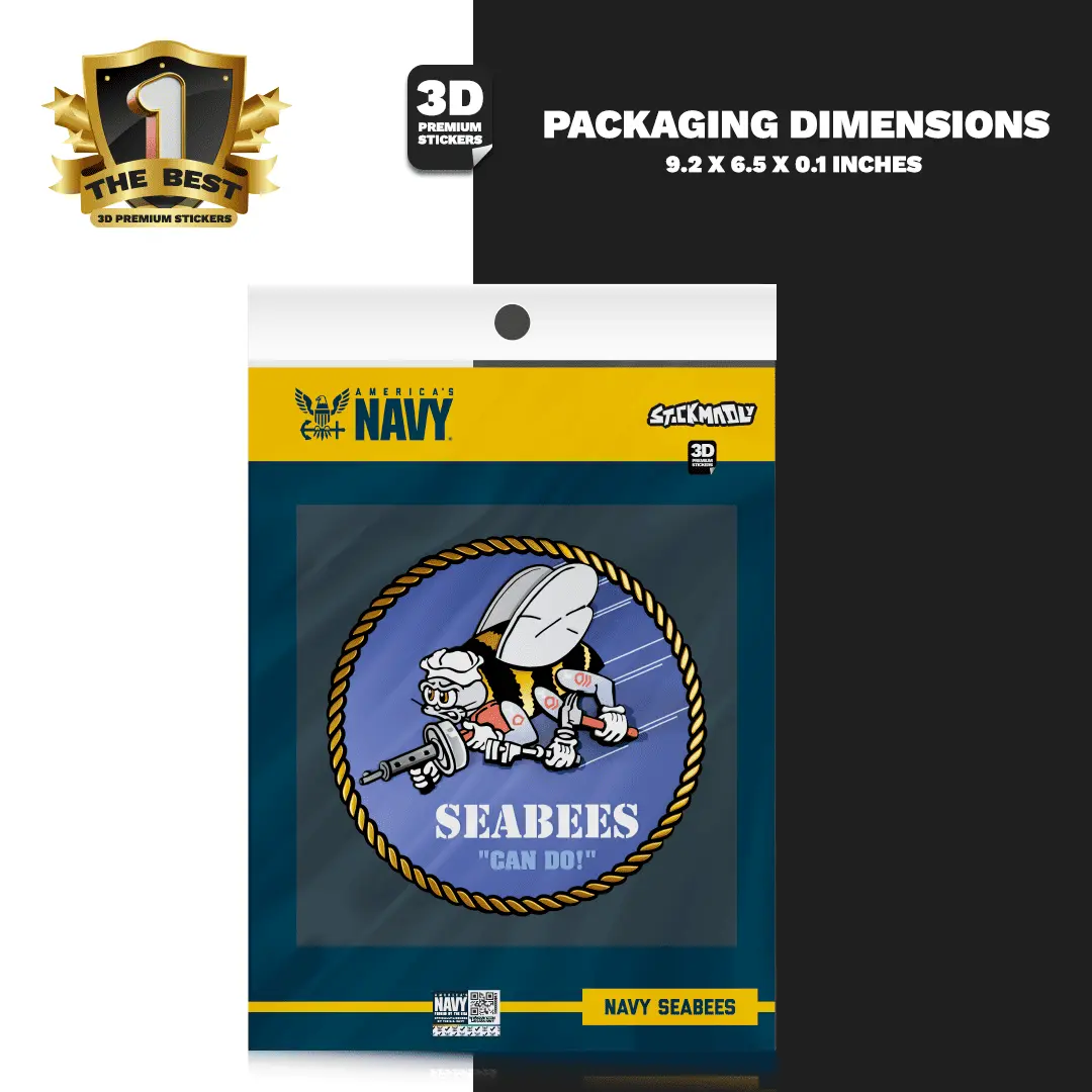 NAVY SEABEES Stickmadly
