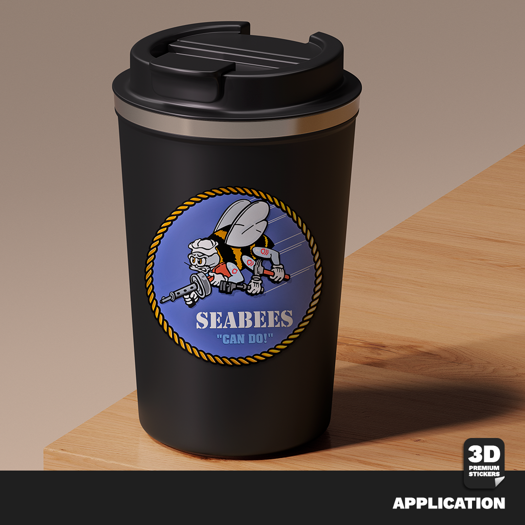 NAVY SEABEES Stickmadly