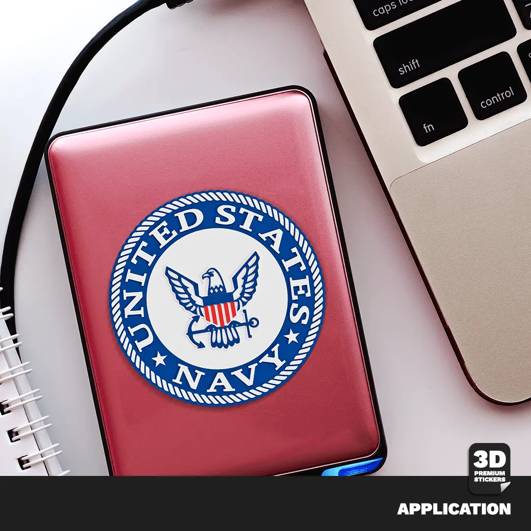 NAVY ALTERNATIVE EMBLEM Stickmadly