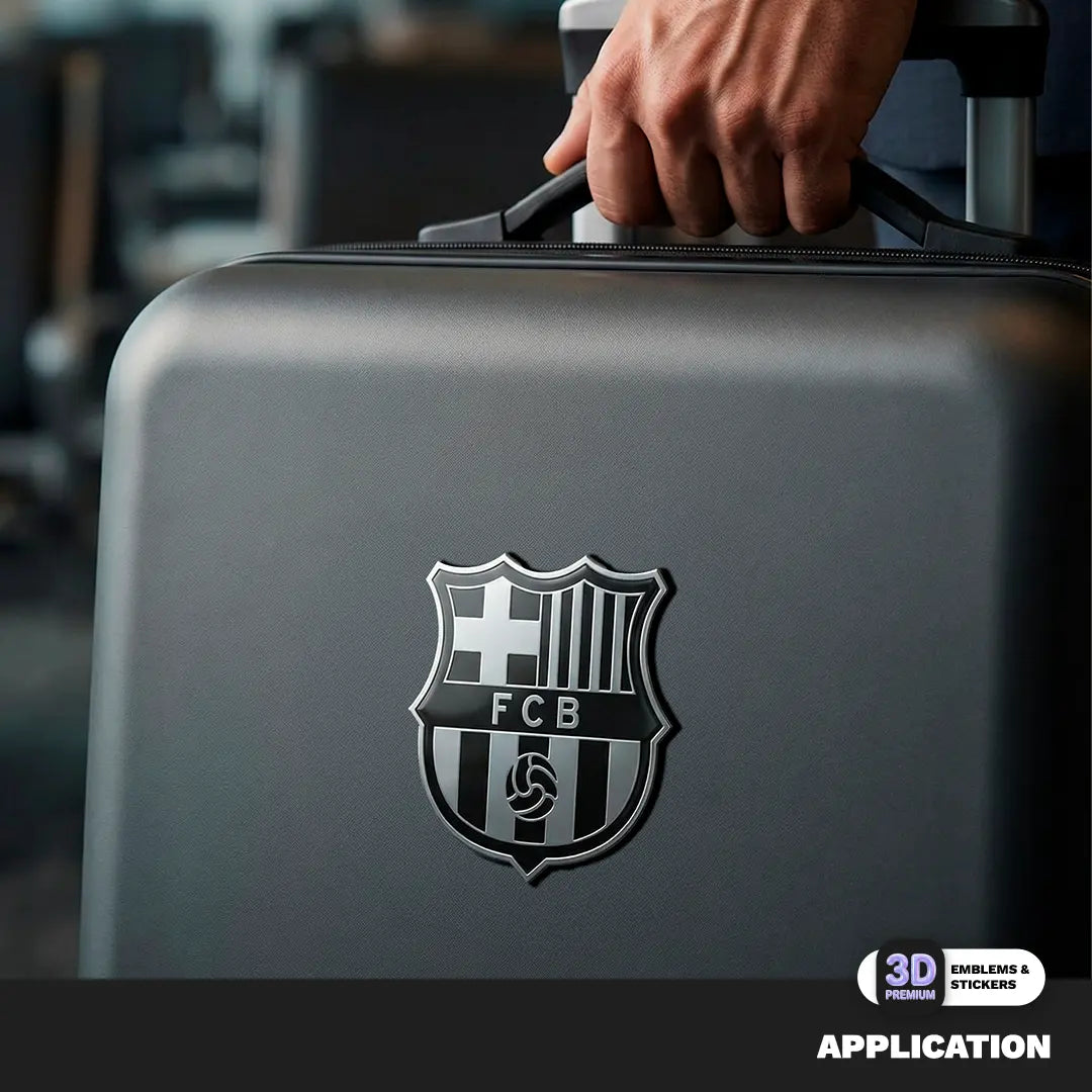 F.C. BARCELONA Black & Silver Stickmadly