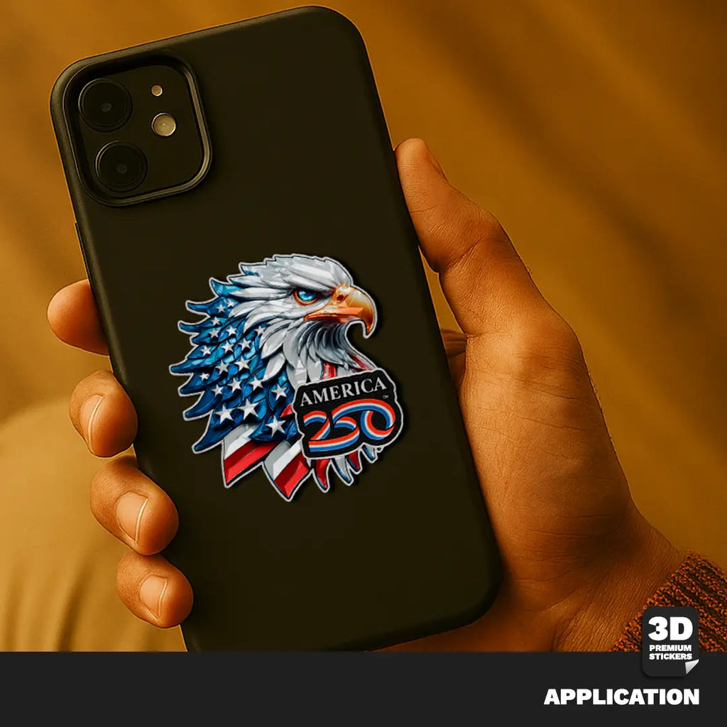 PATRIOTIC BALD EAGLE1 Stickmadly