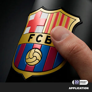 F.C. Barcelona Metallic logo Stickmadly