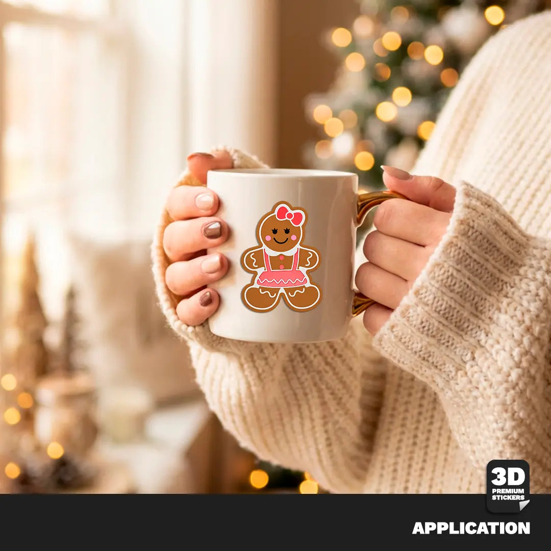 GINGERBREAD GIRL Stickmadly