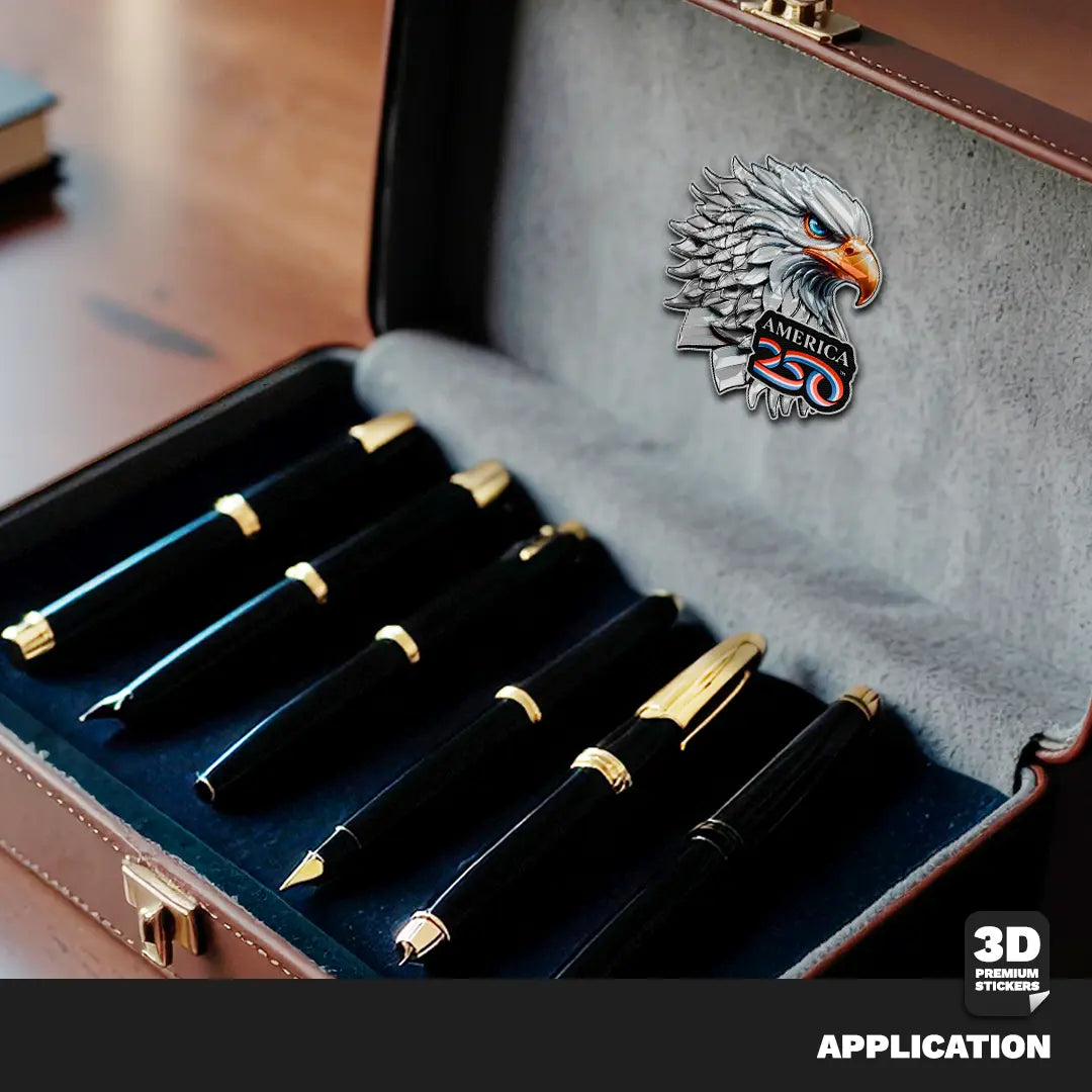 PATRIOTIC BALD EAGLE2 Stickmadly