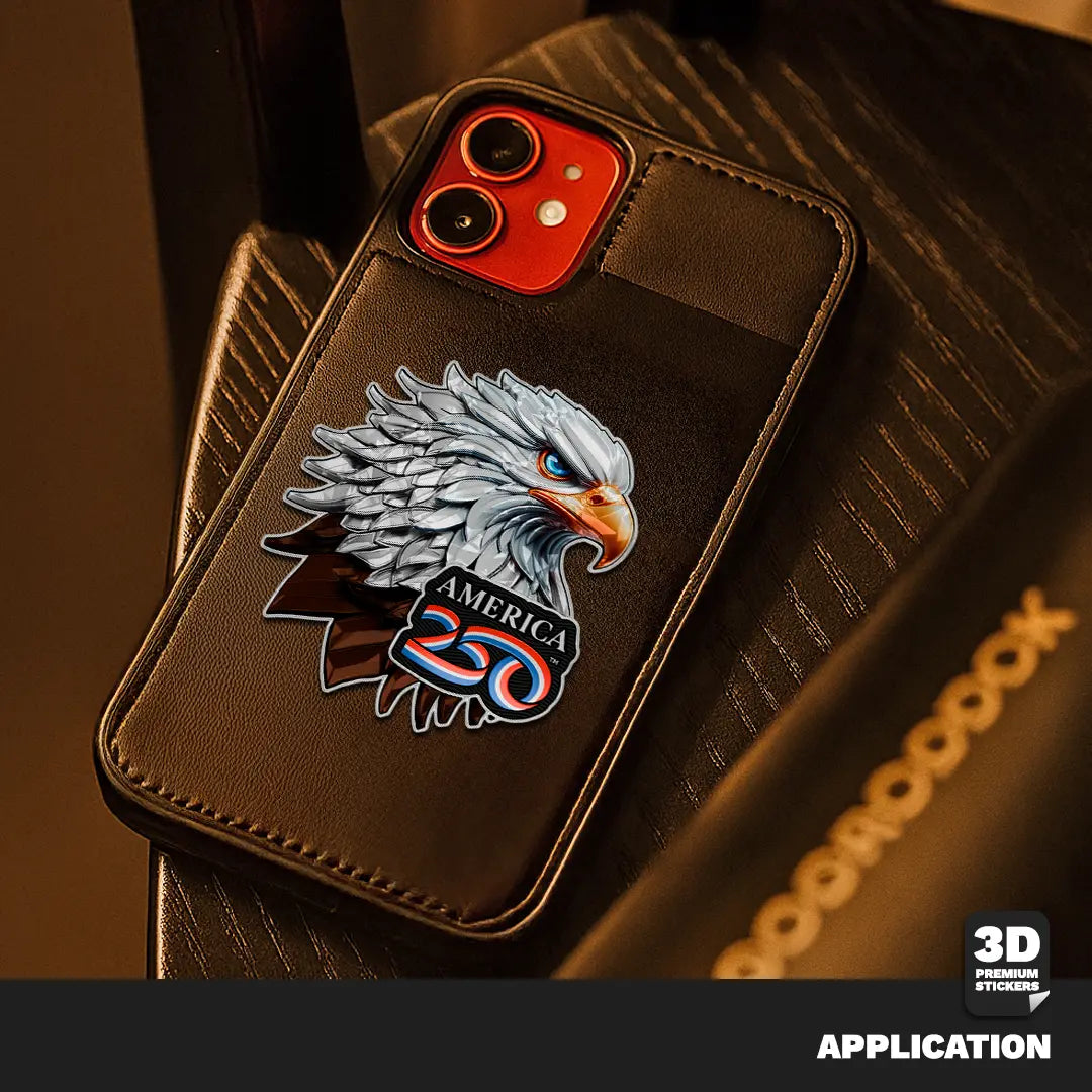 PATRIOTIC BALD EAGLE4 Stickmadly