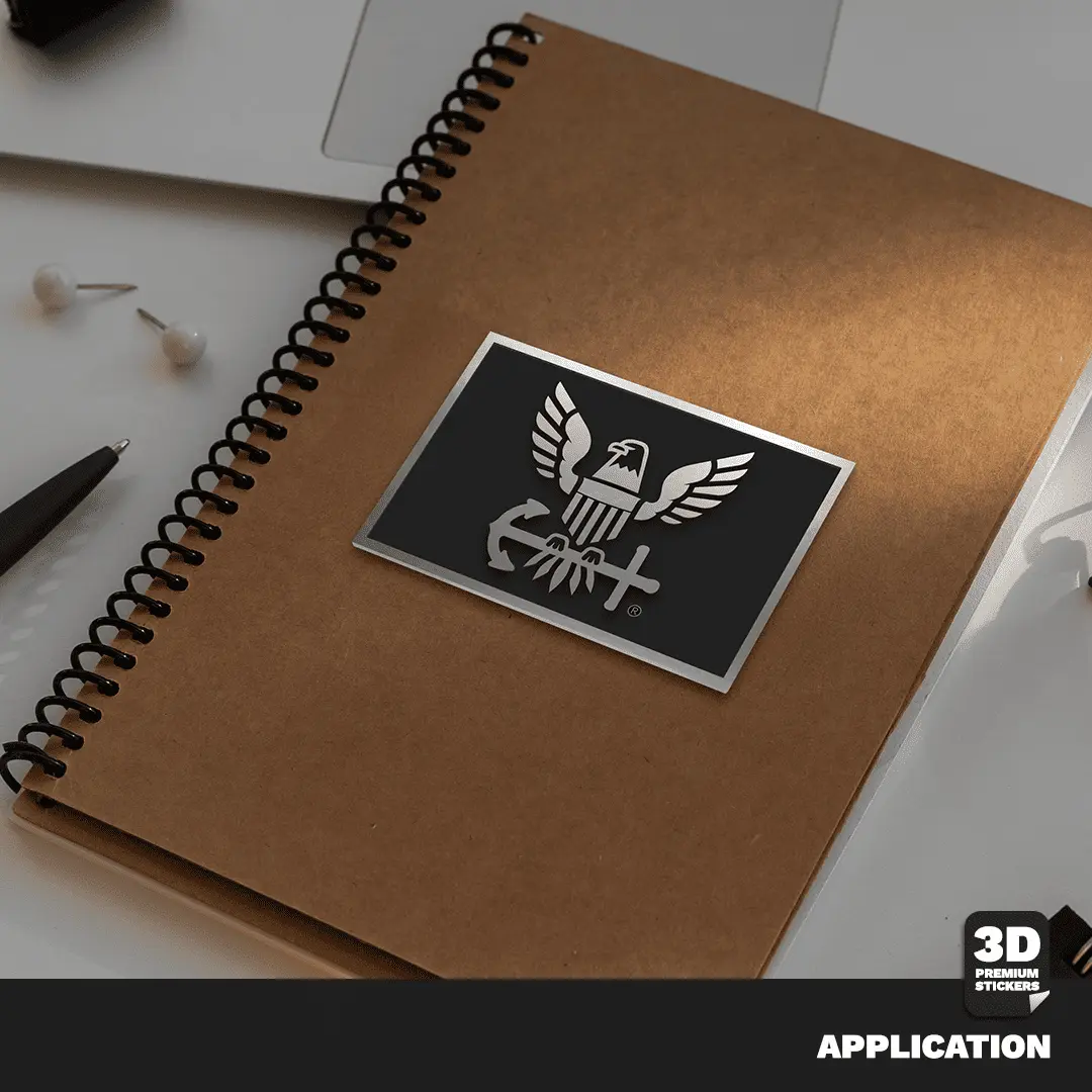 EAGLE ICON BLACK STICKER Stickmadly