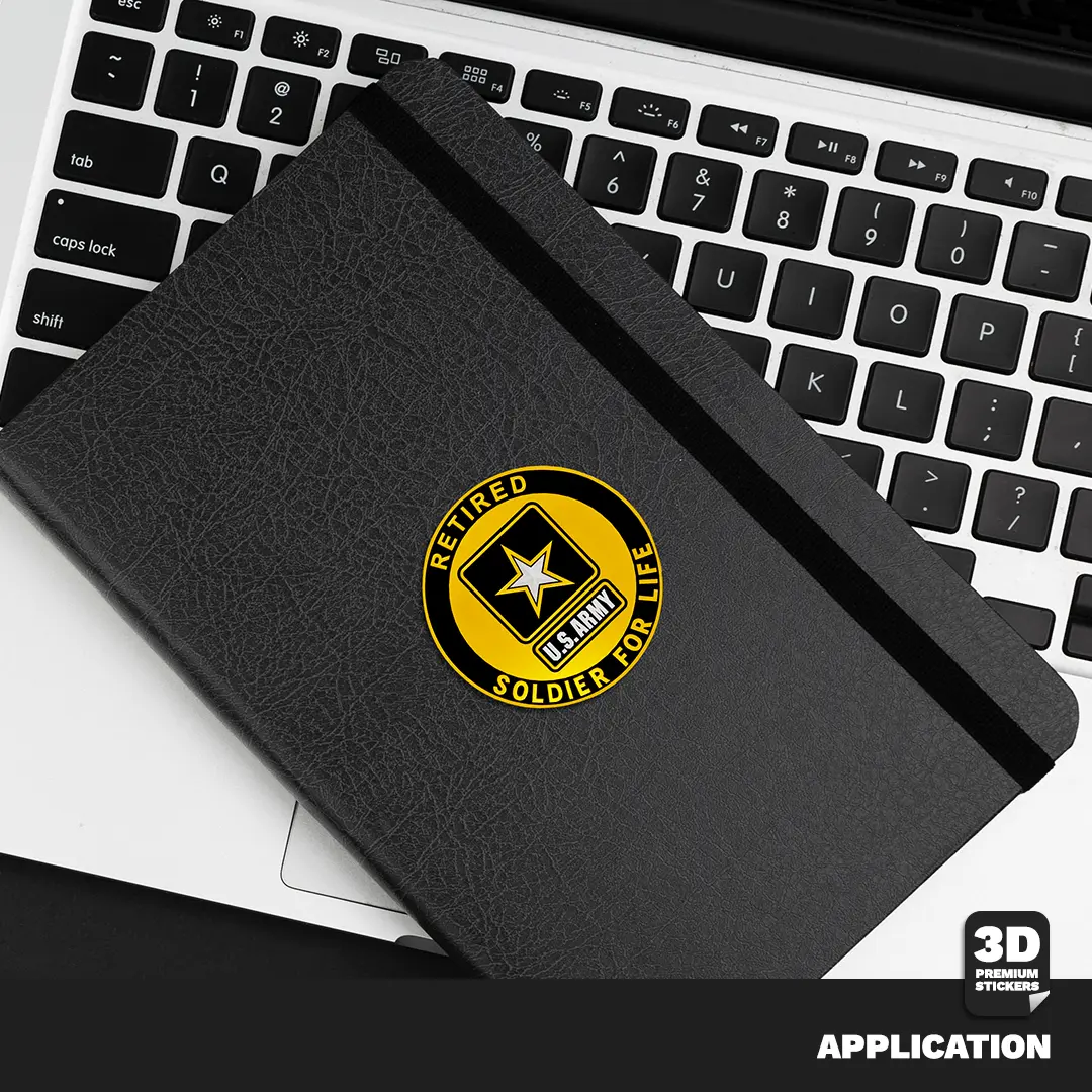 Soldier for Life Retired Stickmadly