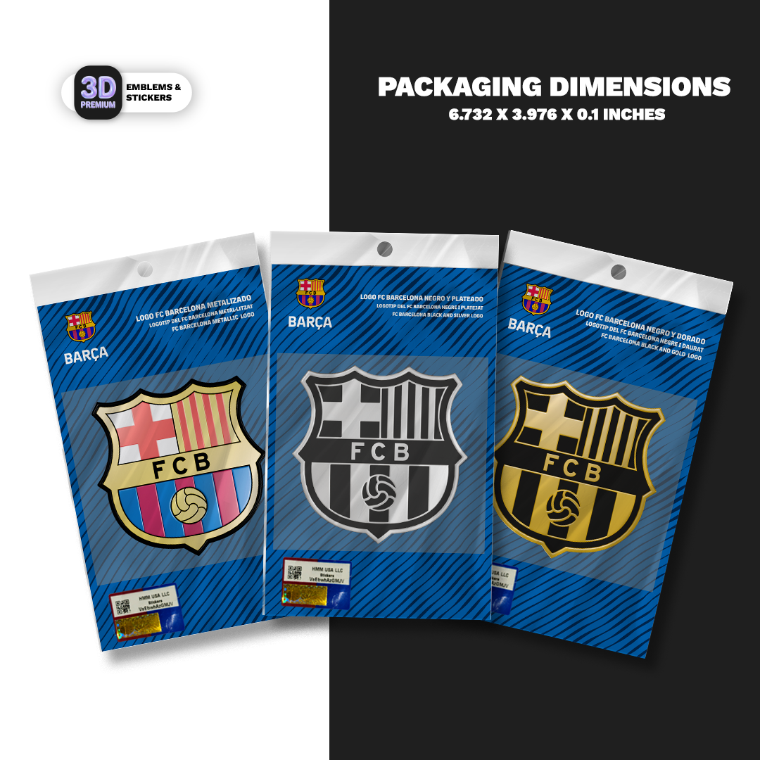 Barça logos (3 PACK) FC Barcelona