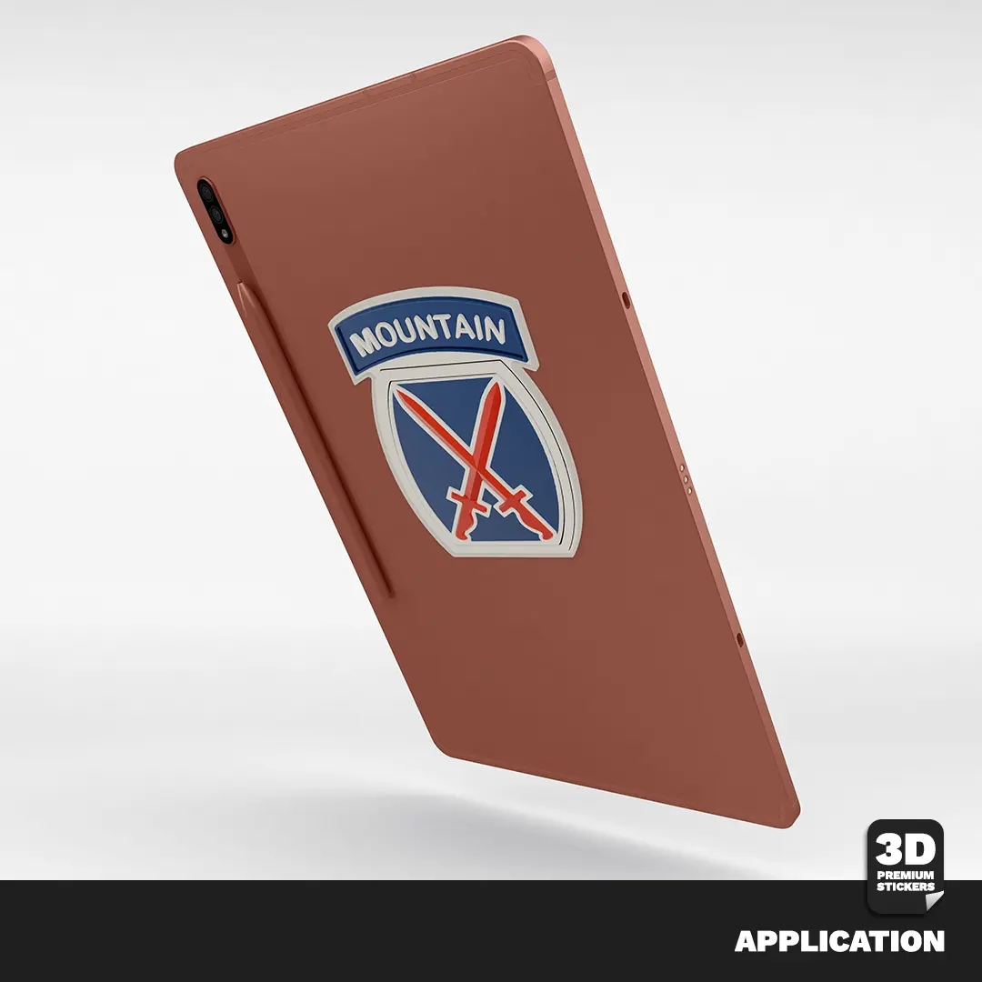 10TH Mountain Division Stickmadly