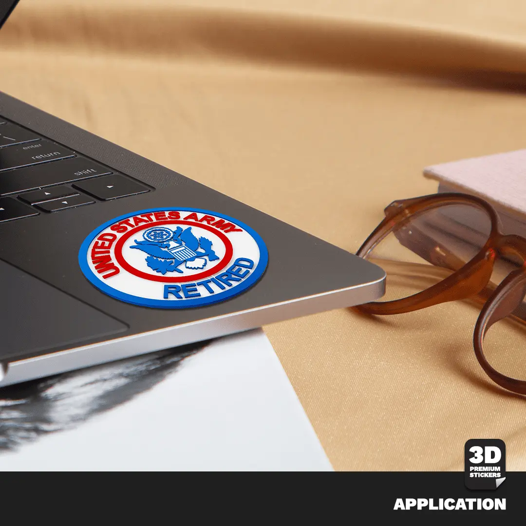 United States Army Retired Stickmadly