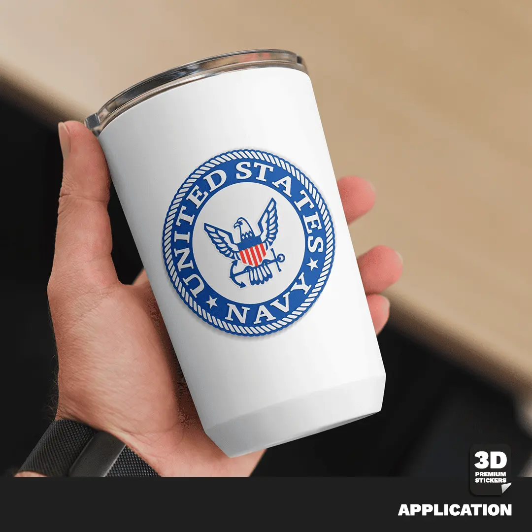 NAVY ALTERNATIVE EMBLEM Stickmadly