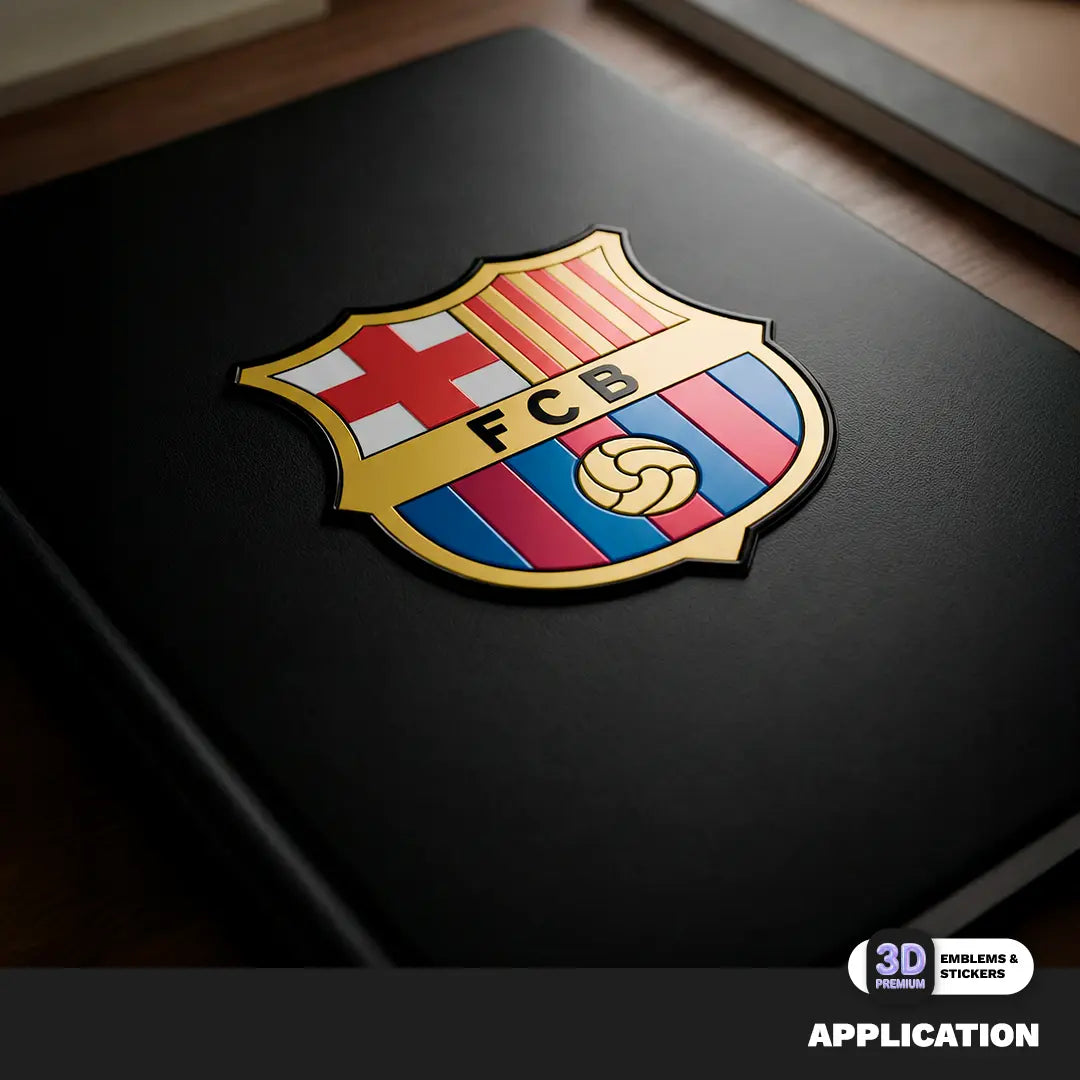 F.C. Barcelona Metallic logo Stickmadly