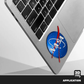 NASA STICKER TWO PACK (Meatball Original logo 2 Inch and Worm logo 3 Inch) Stickmadly