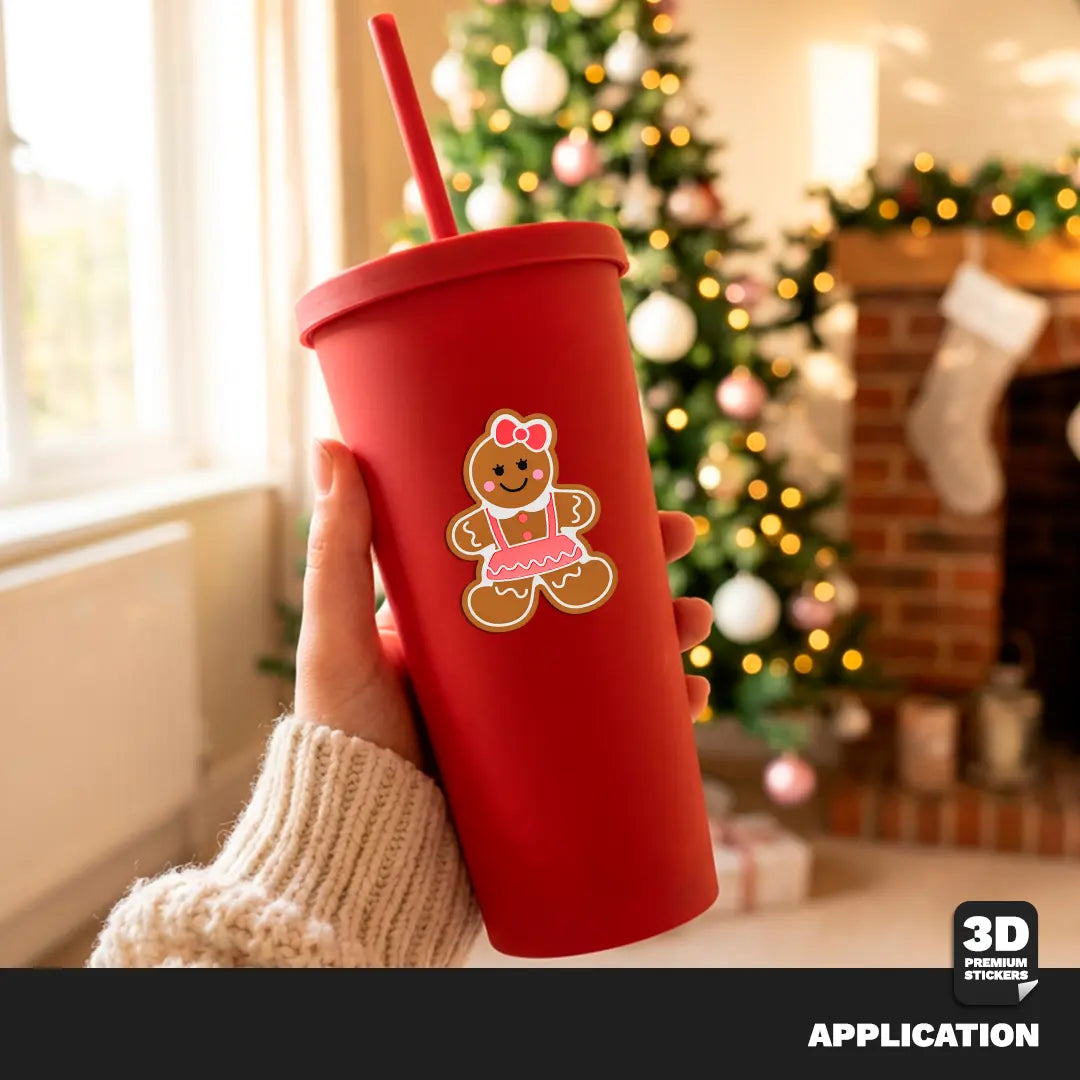 GINGERBREAD GIRL Stickmadly