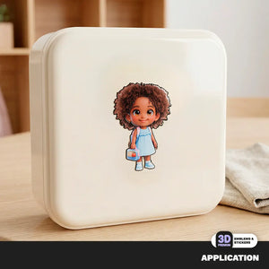 CHIBI PRE-SCHOOL GIRL Stickmadly