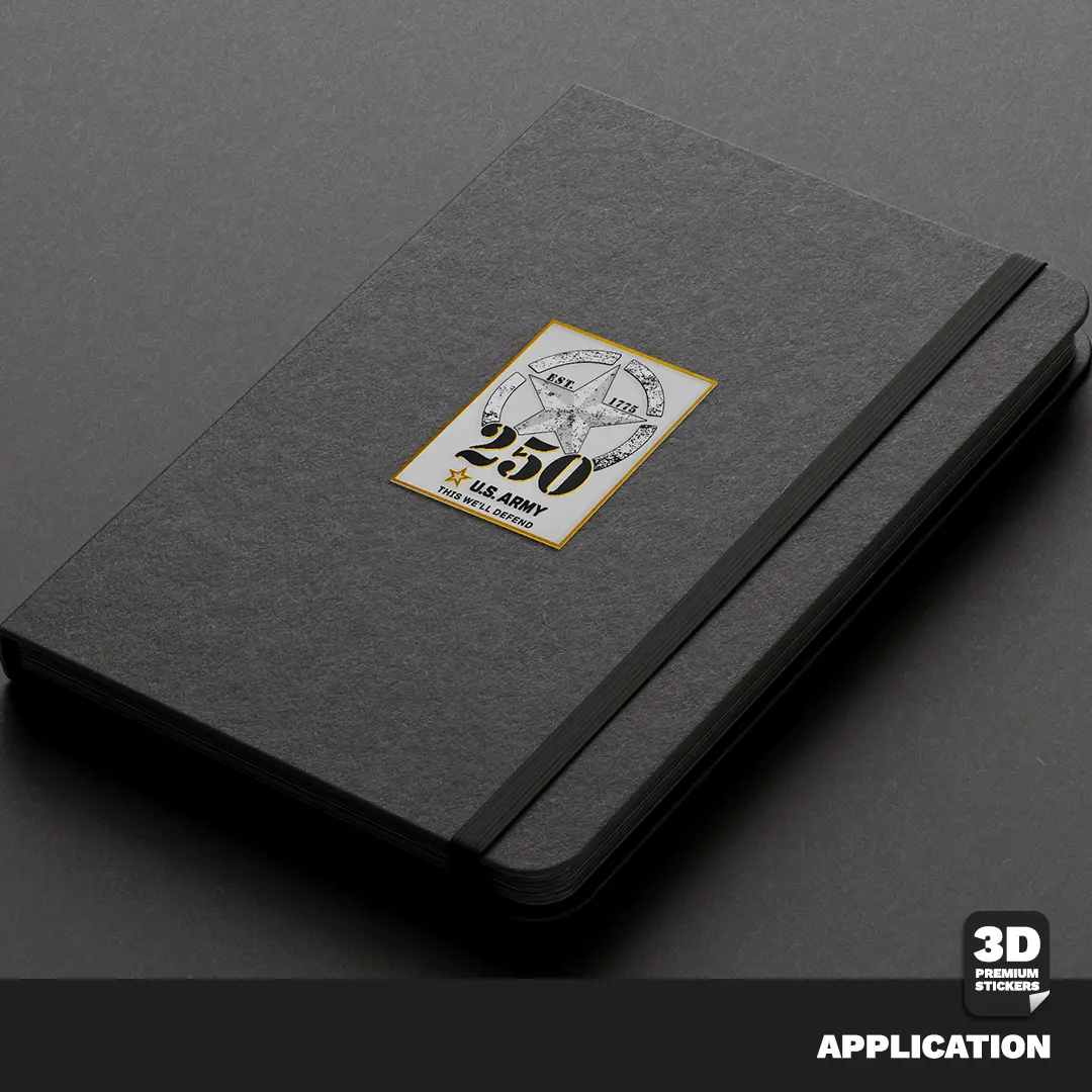 250TH ANNIVERSARY BLACK/GOLD Stickmadly