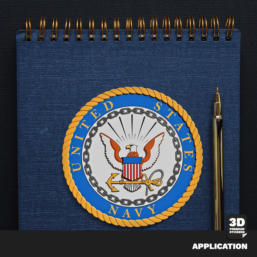 THE UNITED STATES NAVY EMBLEM Stickmadly