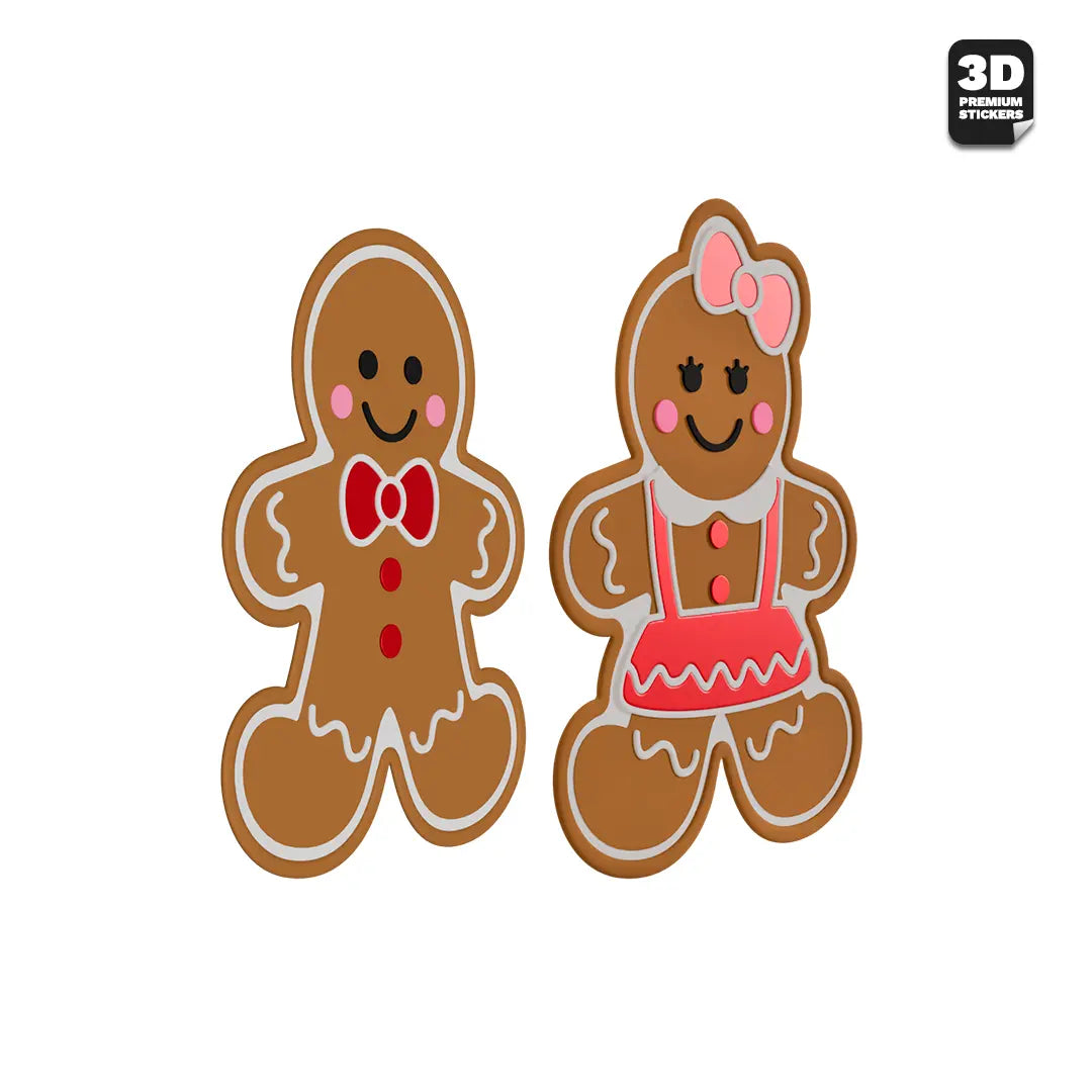 Sweet Duo: Gingerbread Boy & Girl Fast Bundle