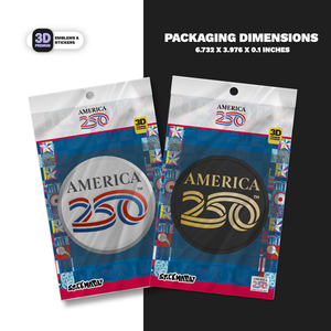 PACK CIRCLE AMERICA 250 3'' America250