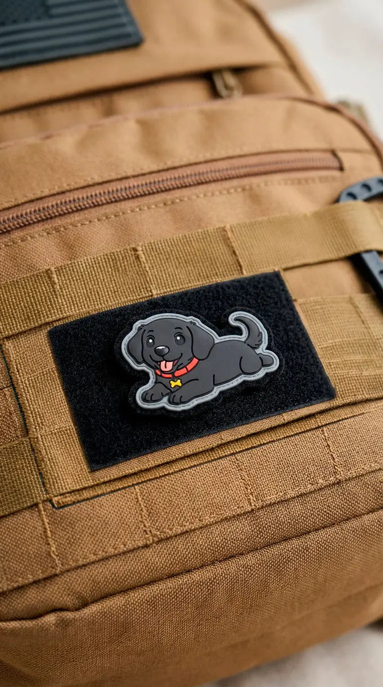 Puppy Velcro Patch Stickmadly