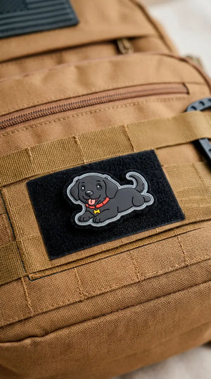 Puppy Velcro Patch Stickmadly
