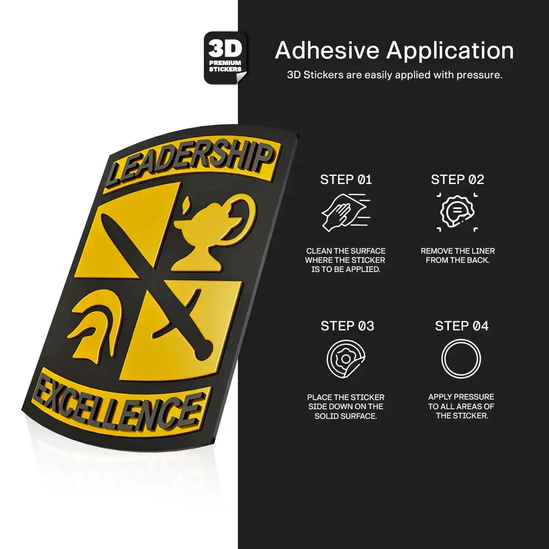 ROTC Leadership Excellence Stickmadly