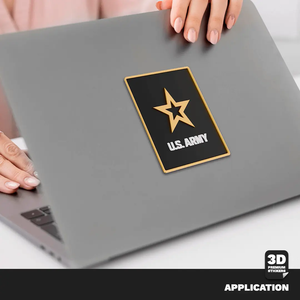 U.S. ARMY Gold Stickmadly