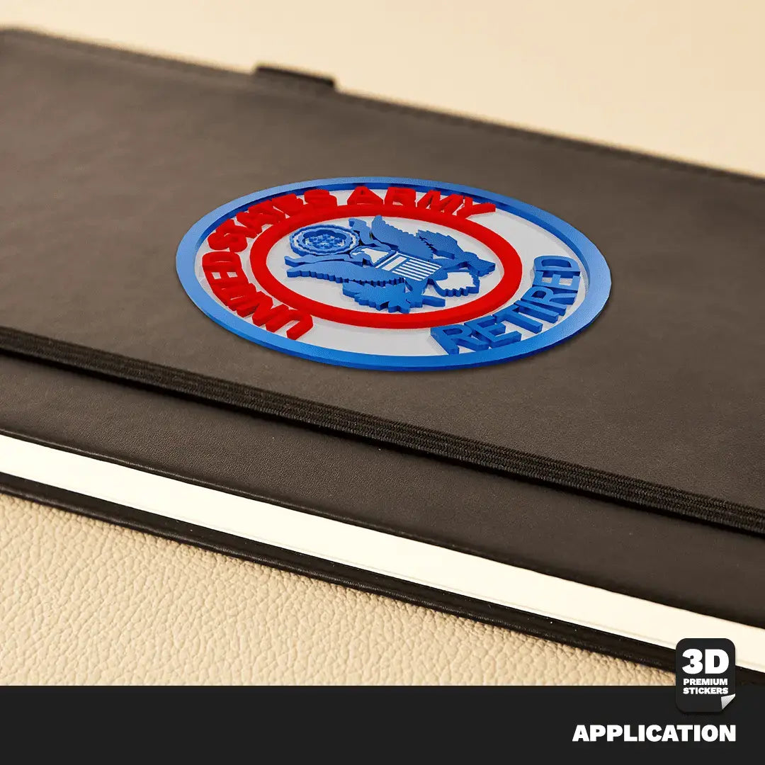 United States Army Retired Stickmadly