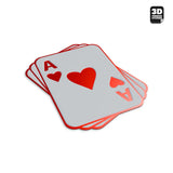 ACES OF HEART - Stickmadly