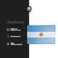 Argentina Flag - Stickmadly